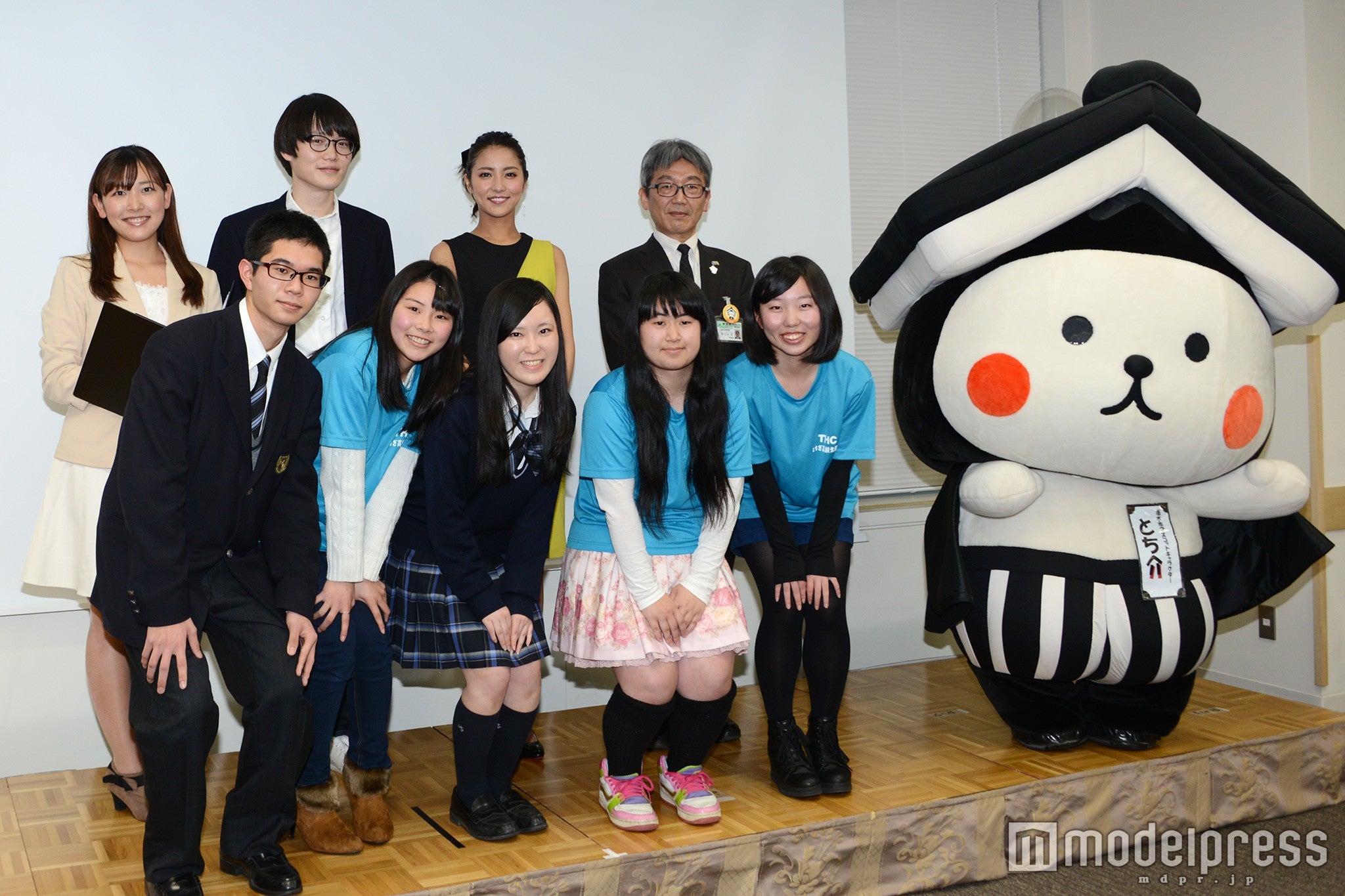 「栃木市UIJターンプロジェクト トチギーノ大同窓会」の様子／後列中央：石川恋（C)モデルプレス