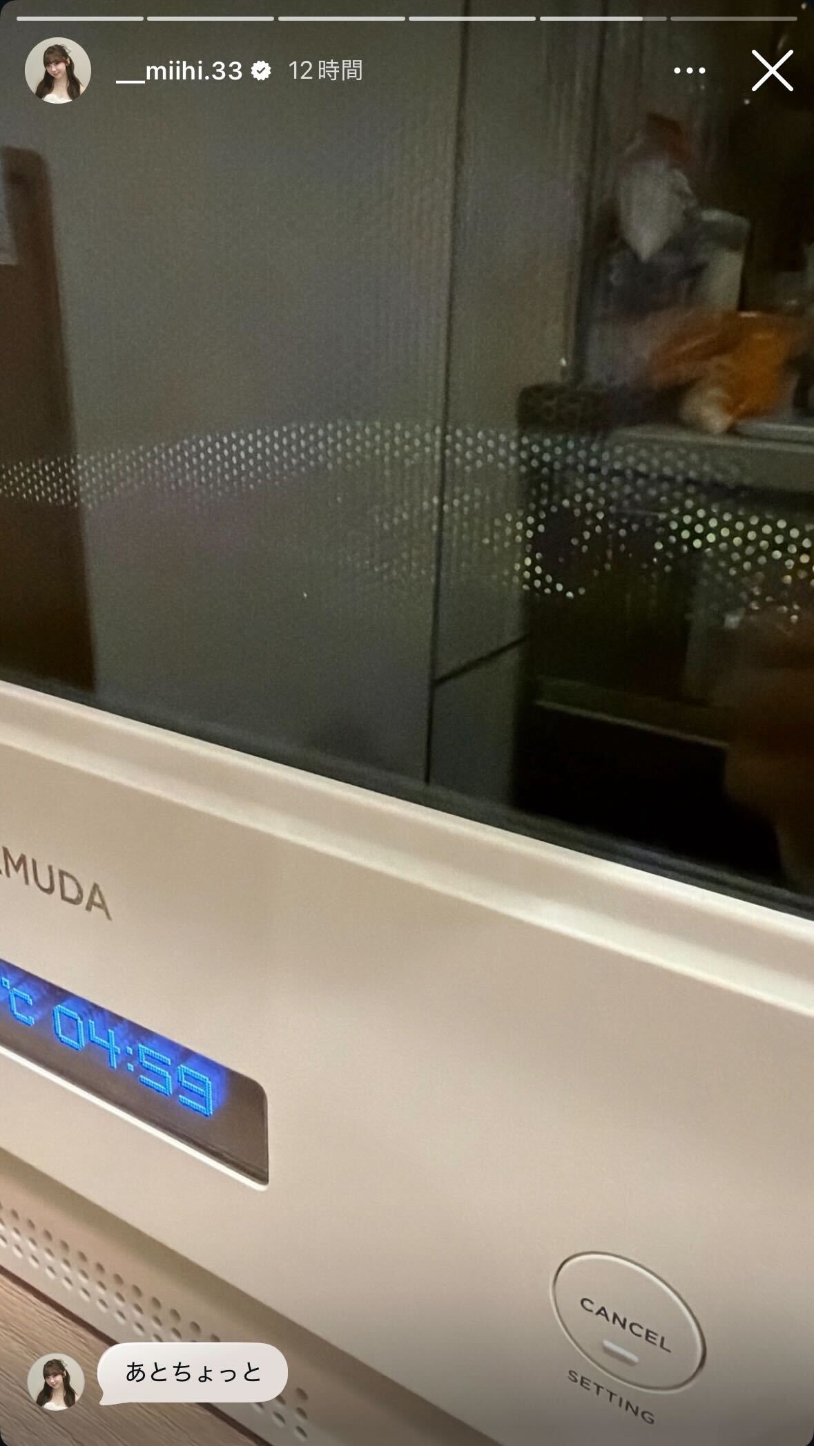 ミイヒInstagramストーリーズより