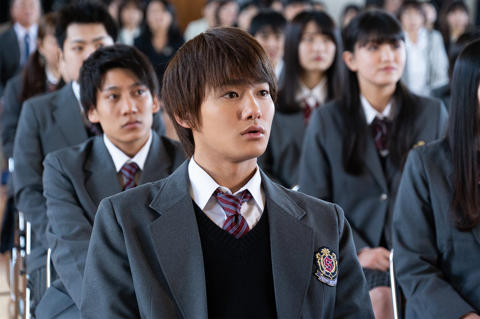 野村周平／「僕の初恋をキミに捧ぐ」第1話より（C）テレビ朝日