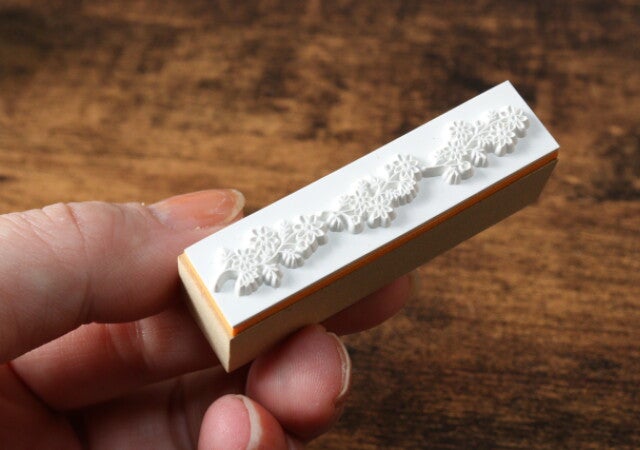 【ダイソー】100円ボタニカルスタンプ可愛すぎ！組み合わせ最強デザイン