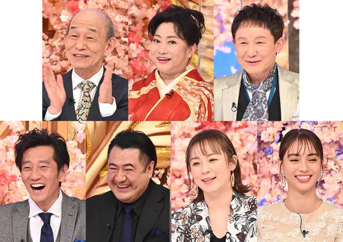 (上段左から)笹野高史、山村紅葉、木下ほうか(下段左から)津田寛治、小手伸也、佐藤仁美、滝沢カレン(C)フジテレビ