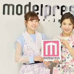 （左から）ayumiさん、渡辺美優紀（C）モデルプレス