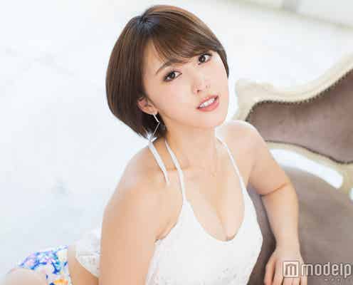 脱いだらスゴい…Gカップ現役女子大生・忍野さらを丸裸!グラビア界席巻ブレイクの心境・悩殺ボディの秘訣は?<モデルプレスインタビュー>