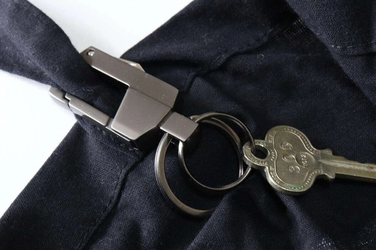 ダイソー　フックキーホルダー（メタリック）　使用例