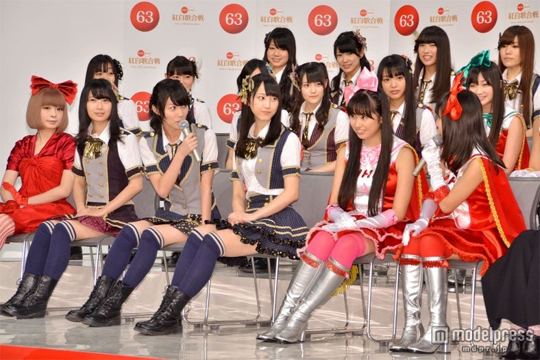 「第63回 紅白歌合戦」出場歌手発表会見の模様