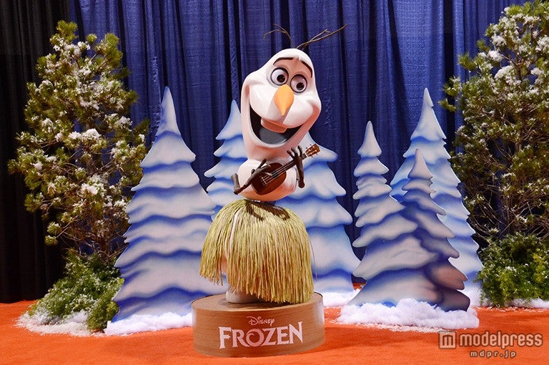 オラフと写真が撮れるスポットも