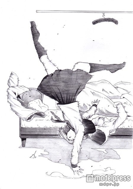 朝から回し蹴りを決める女子高生