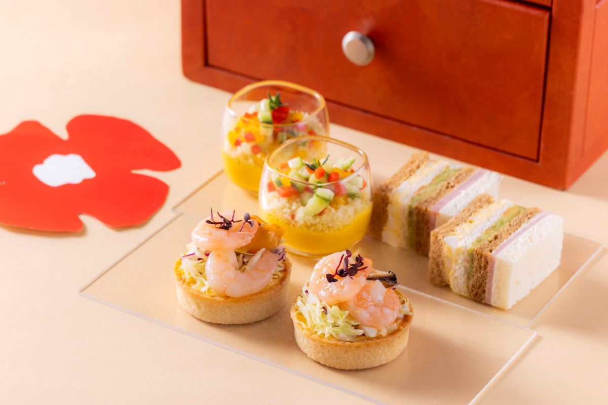 「リトルミイのアフタヌーンティー」　セイヴォリーメニュー（一部）／提供画像