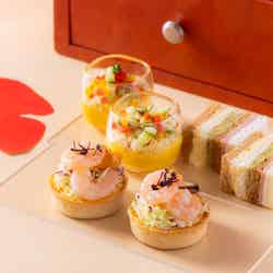 「リトルミイのアフタヌーンティー」 セイヴォリーメニュー(一部)/提供画像