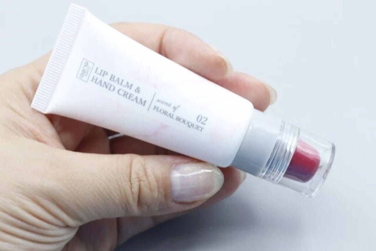 ダイソー　リップアンドハンドクリーム