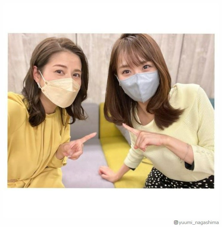 フジ永島優美アナ＆井上清華アナ、国際女性デーにミモザ色2ショット「黄色がお似合い」「貴重で嬉しい」の声
