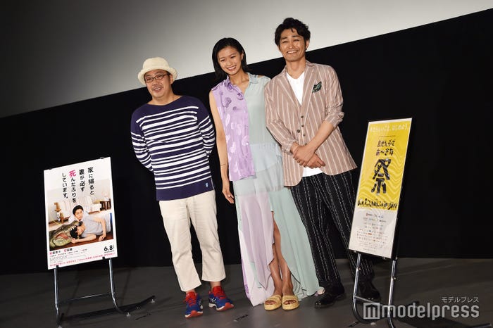 映画『家に帰ると妻が必ず死んだふりをしています。』舞台挨拶(C)モデルプレス