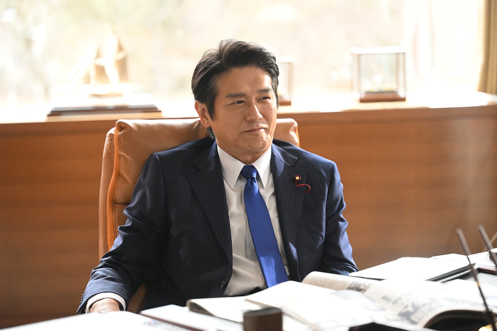 高橋克典 「罠の戦争」第9話より（C）カンテレ