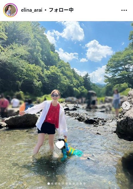 新井恵理那 Instagramより