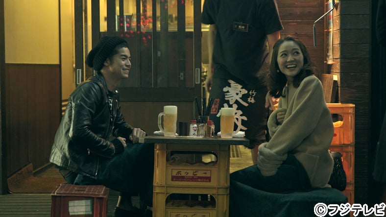 菅谷哲也、永谷真絵／「テラスハウス」12月16日放送回より