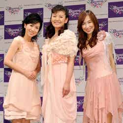 新ユニット“Blooming Girls”を結成した（写真左から）西村知美、南野陽子、森口博子