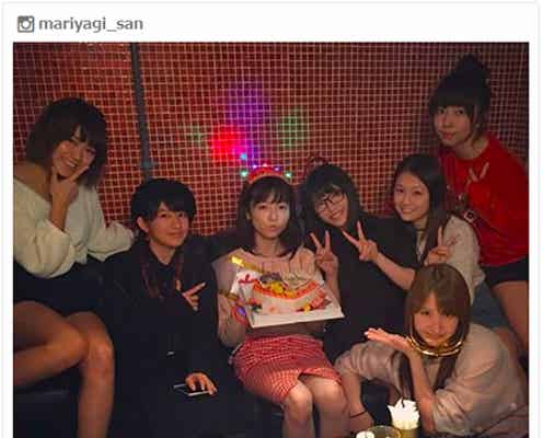 AKB48島崎遥香「産まれました」永尾まりやらと盛大バースデー 広瀬すずも祝福