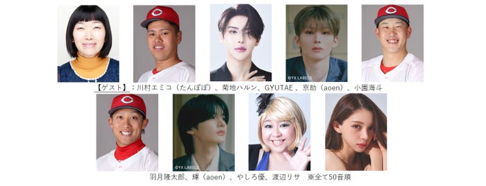 「TGC広島2025」第6弾出演者(提供写真)