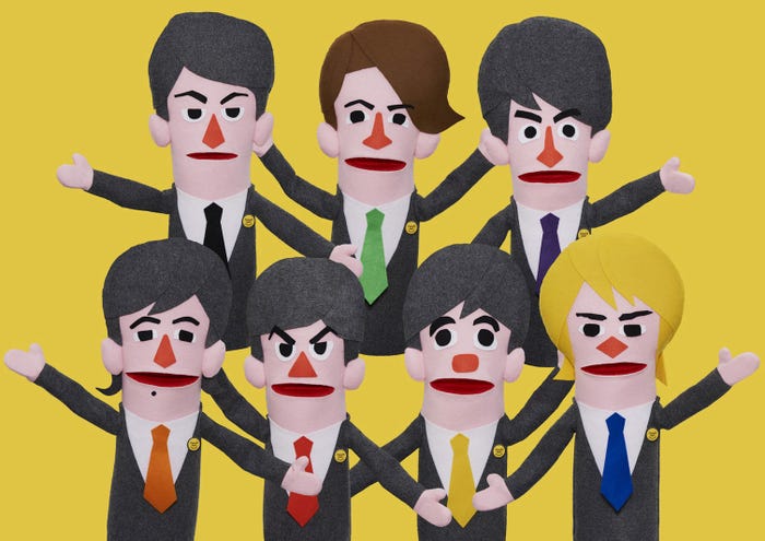 プレキン∞のメンバー(上段左から)ゆーきん、くらきん、きんご(下段左から)まるきん、すばきん、にしきん、やすきん(提供写真) (C)モデルプレス