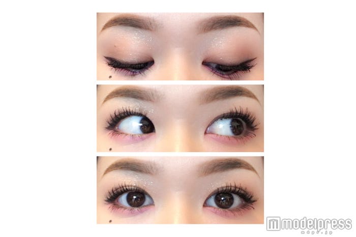 ビビッドなピンクも下まぶたにポイント使いなら腫れぼったくならない/写真・Himiko(C)モデルプレス