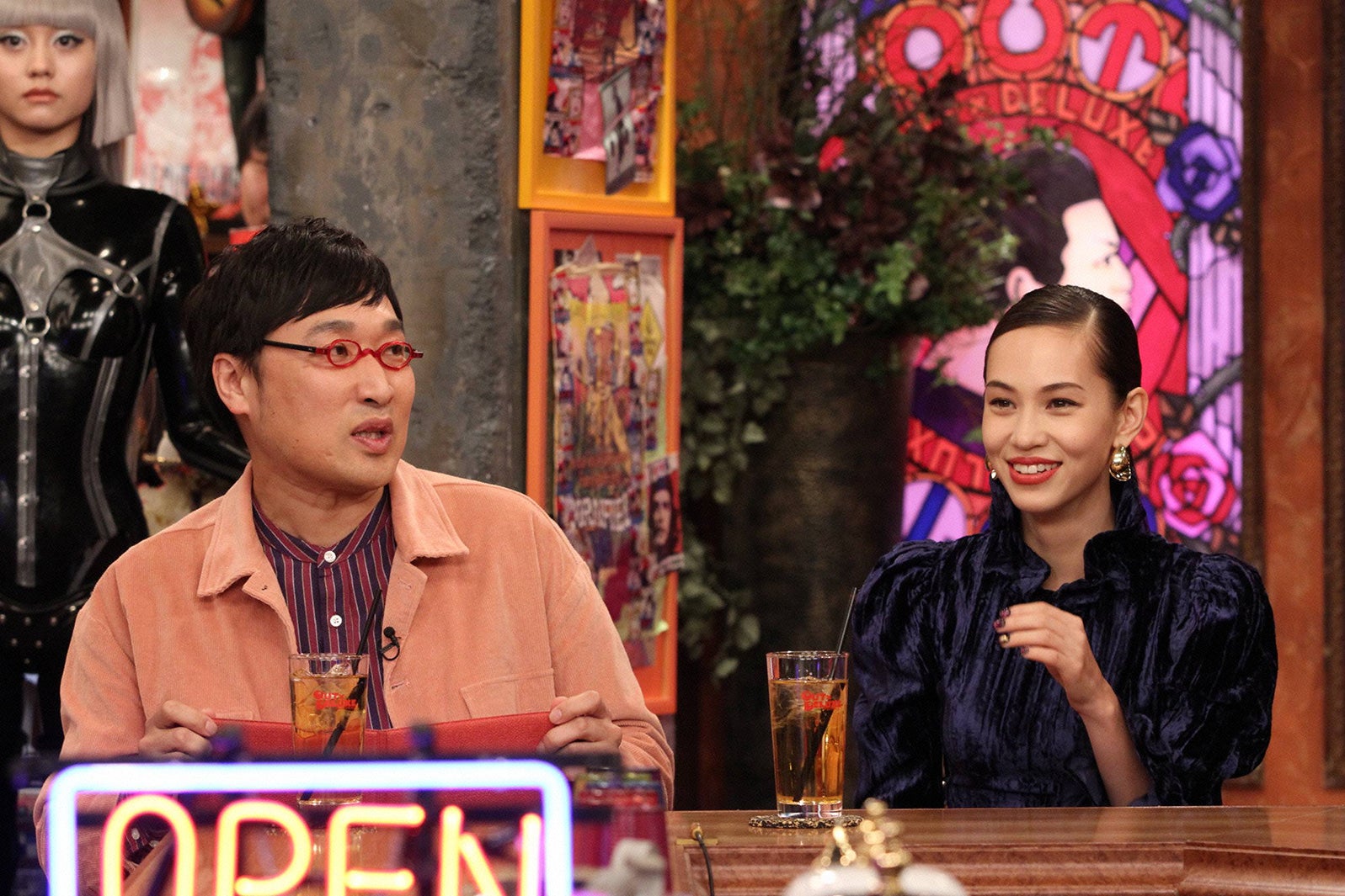 山里亮太、水原希子 （C）フジテレビ