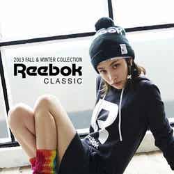 「Reebok CLASSIC」2013秋冬ウィメンズコレクションを着こなす水原希子／「ルックブック」ビジュアルより