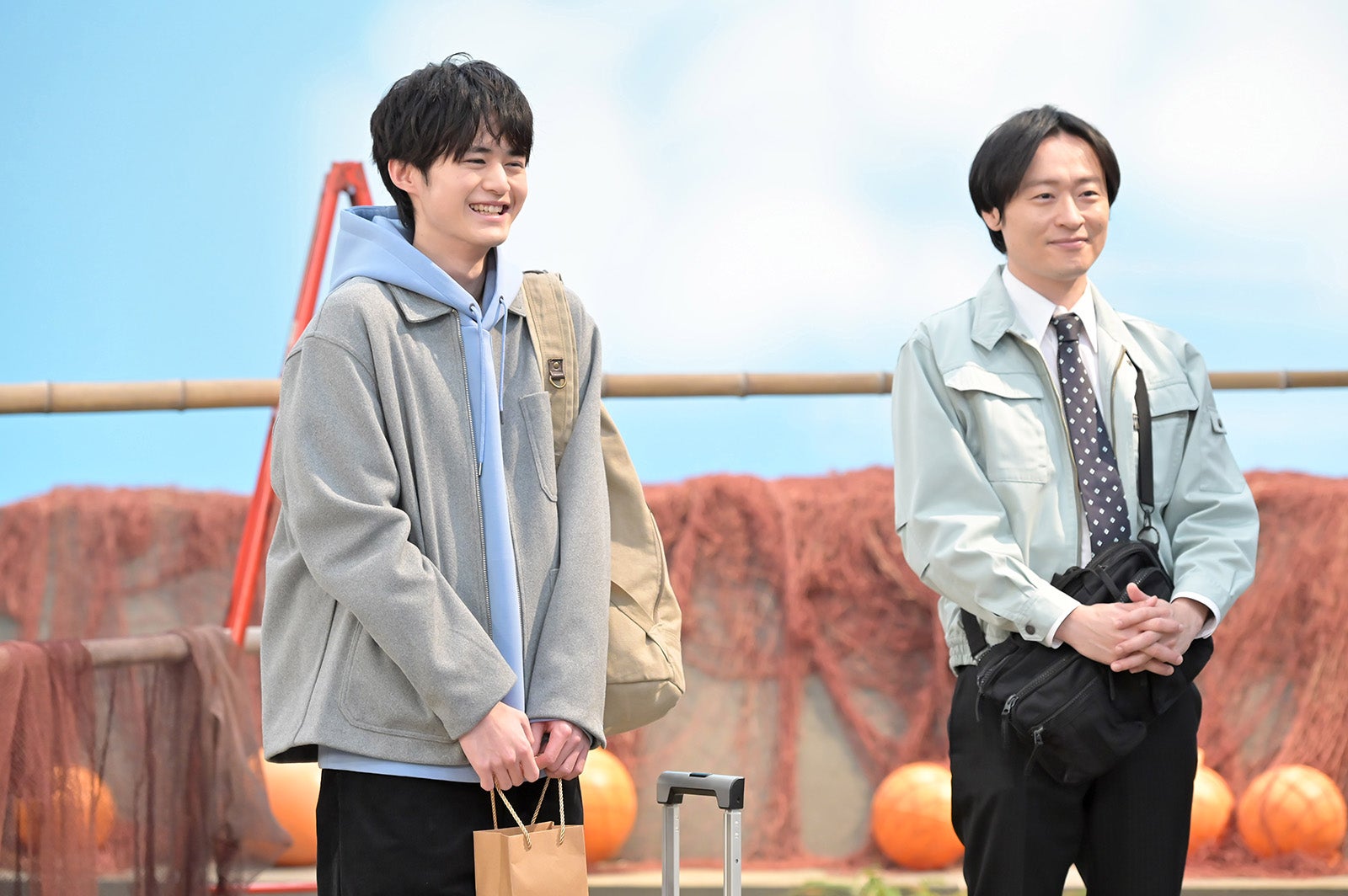 鈴鹿央士、川西賢志郎（C）NHK