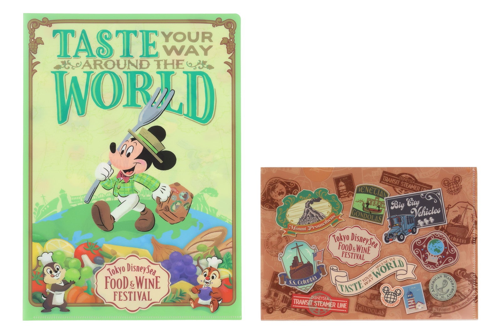 クリアホルダーセット¥700（C）Disney