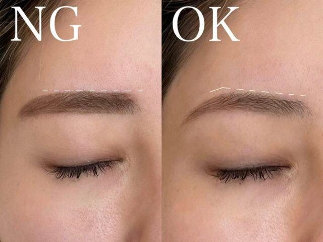 床と平行　NG　OK