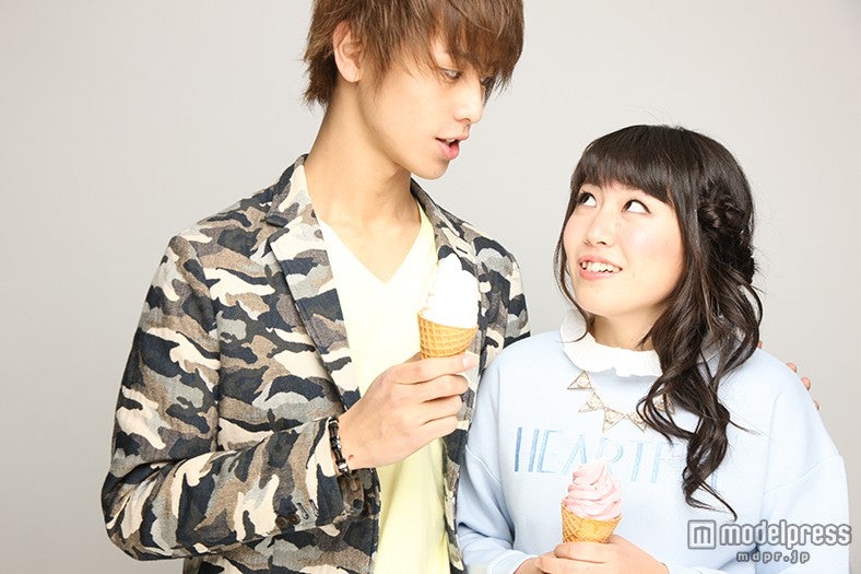 北村エレン＆岩川栞さんカップル撮影の模様はテレビ東京「交換少女」＆「MiRu」で公開／画像提供：スマホマガジンMiRu