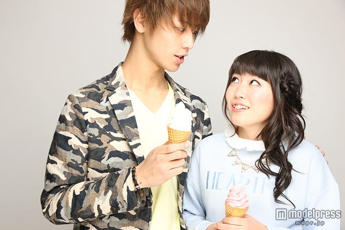 北村エレン&岩川栞さんカップル撮影の模様はテレビ東京「交換少女」&「MiRu」で公開/画像提供:スマホマガジンMiRu