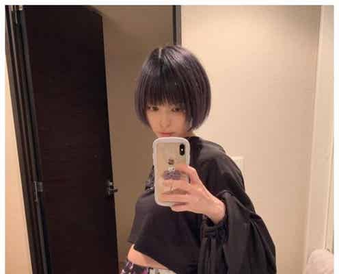 第1子妊娠中の最上もが、ふっくらお腹公開