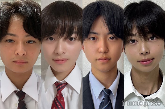 「男子高生ミスターコン2025」中部エリア暫定上位4人