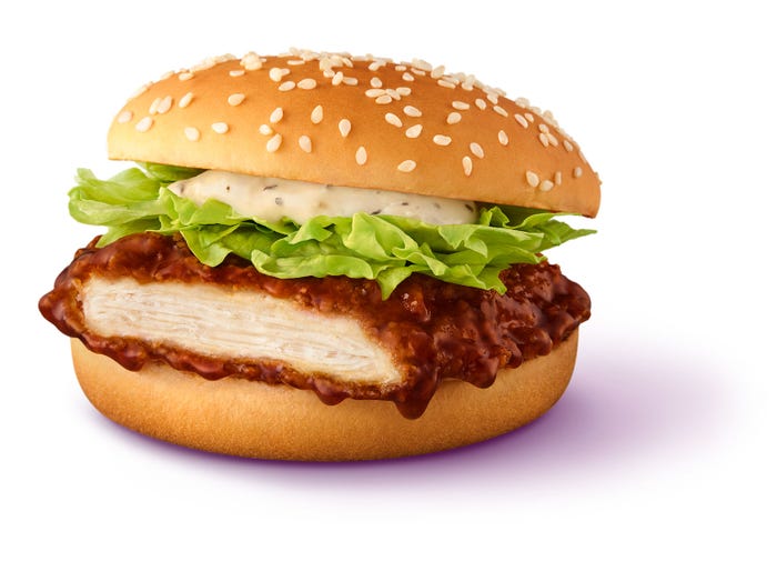 ガーリックバターてりやきチキン/画像提供:日本マクドナルド