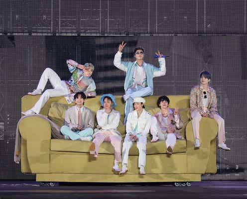 BTS「近いうちに皆さんに会いに行きます」1年ぶりコンサートで有観客への希望伝える<PERMISSION TO DANCE ON STAGE>