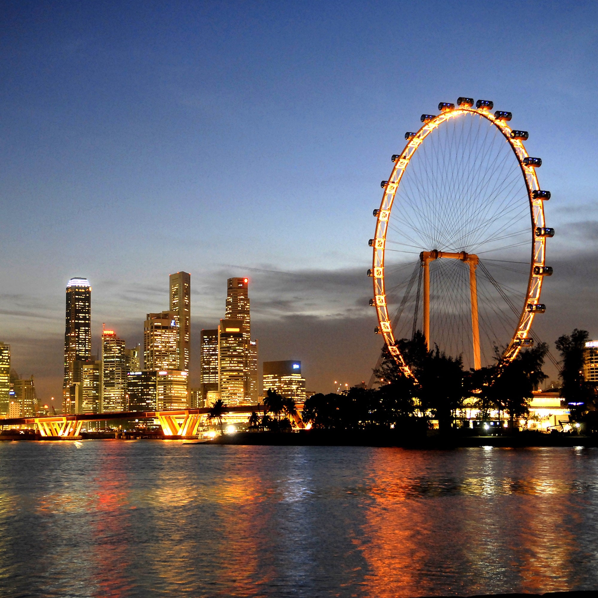 夕方から夜のトワイライトタイムも絶景／画像提供：JTBワールドバケーションズ