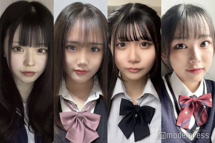 「女子高生ミスコン2023」中国・四国エリア暫定上位4人