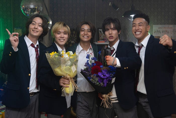 犬飼貴丈、細田佳央太、高橋海人、中川大志、関口メンディー(C)「95」製作委員会