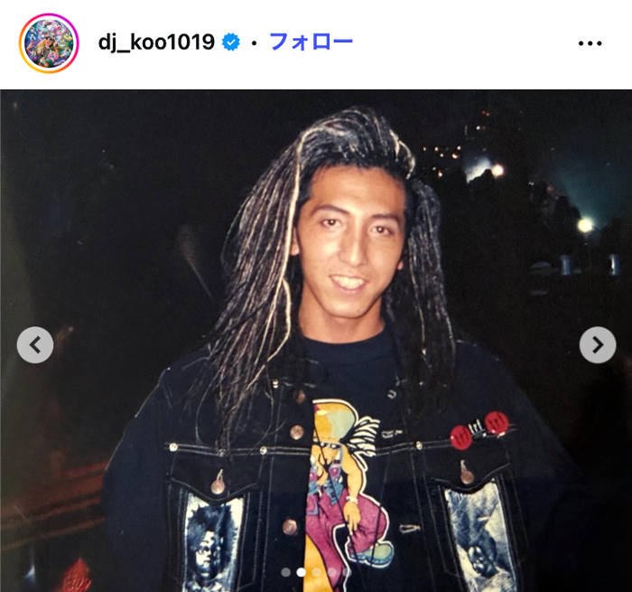 デビュー当時/DJ KOO Instagramより