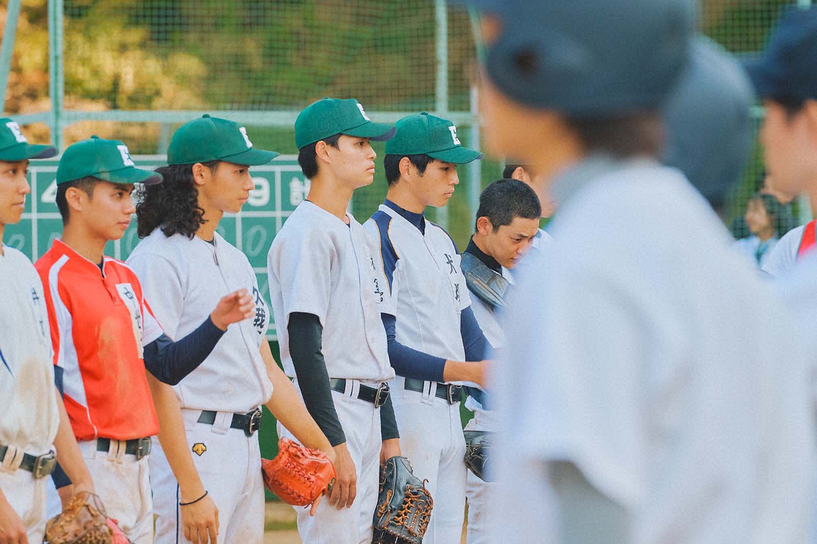 （左から）柳谷参助、橘優輝、兵頭功海、中沢元紀「下剋上球児」第7話より（C）TBSスパークル／TBS 撮影：Len