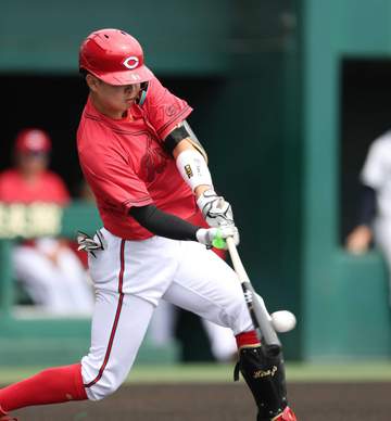 広島・平川蓮 早期1軍へ「いつ呼ばれても大丈夫」実戦復帰即安打 新井監督「段階を踏んで良かったら上げる」