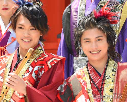 ジャニーズJr.“宇宙Six”原嘉孝、目黒蓮と同役に「葛藤」 山本亮太のツッコミ炸裂<桃山ビート・トライブ~再び、傾かん~>