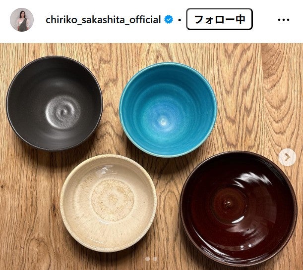 坂下千里子公式Instagramより