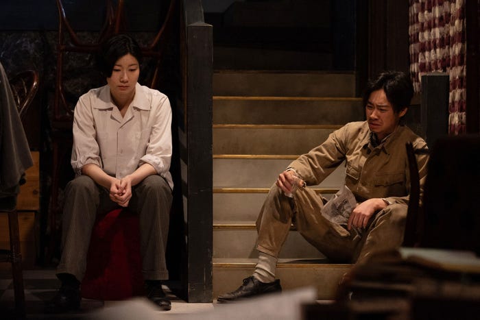 土居志央梨、戸塚純貴「虎に翼」第51話(C)NHK