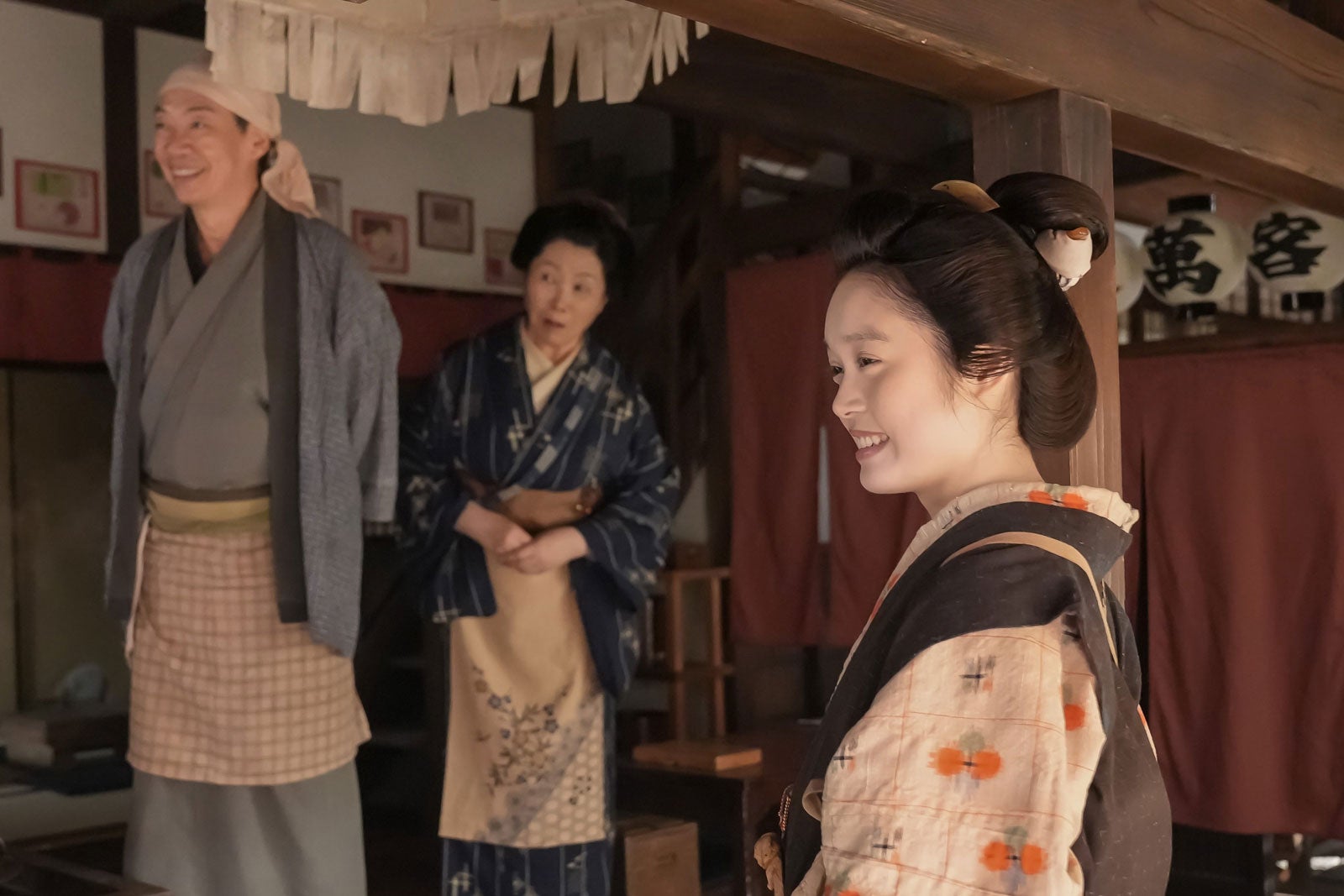 生瀬勝久、池谷のぶえ、高石あかり「ばけばけ」第26話（C）NHK