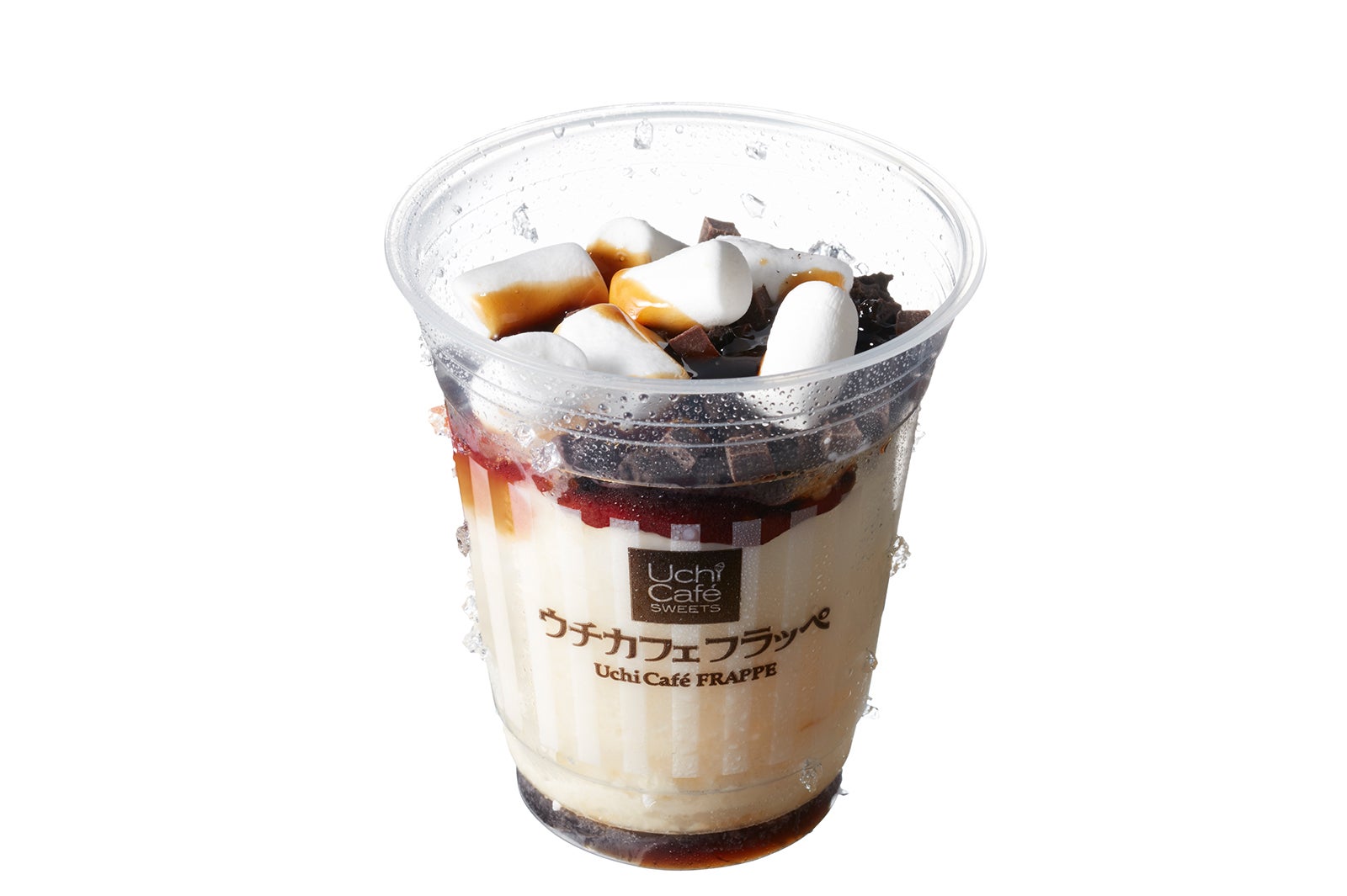 ウチカフェフラッペ S’MORE （マシュマロ＆チョコ）／画像提供：ローソン
