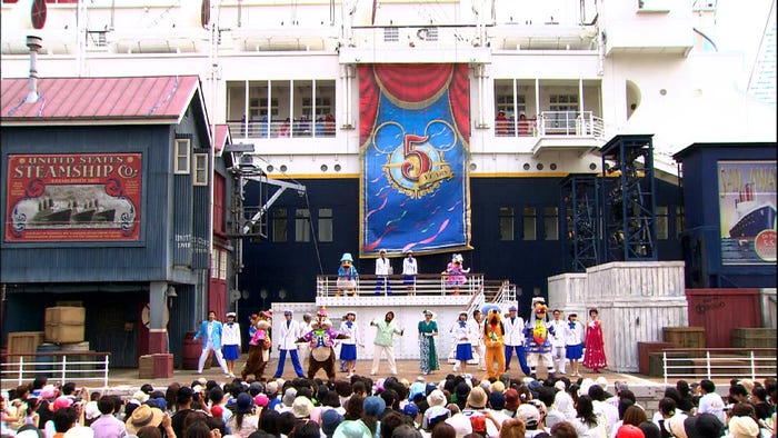 2006年9月4 日、東京ディズニーシー開園5周年(C)Disney