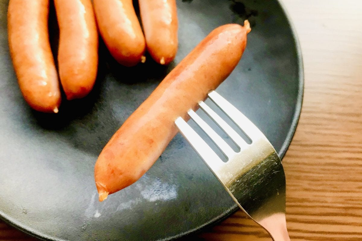 シャウエッセンのボイル焼き