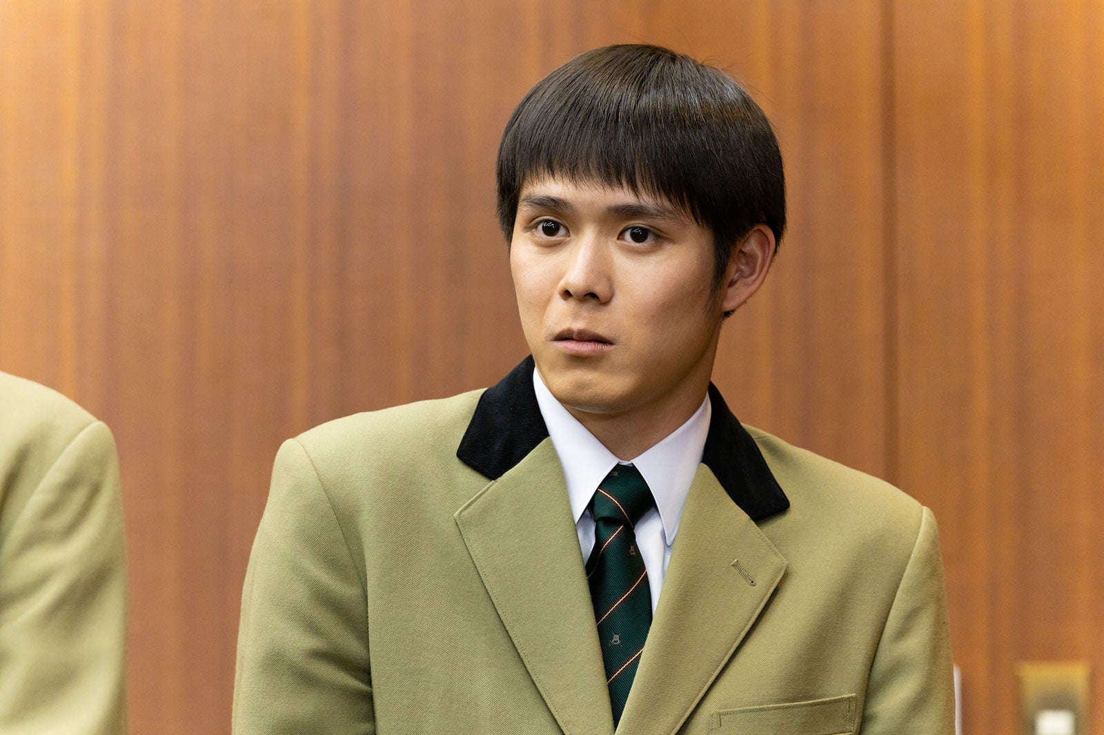 細田佳央太／「もしも、イケメンだけの高校があったら」第2話より（C）テレビ朝日