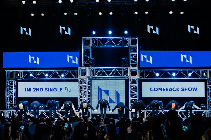 「INI COMEBACK SHOW」(C)LAPONE ENTERTAINMENT